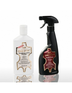 Gliptone Zestaw GT15 Leather Cleaner i GT13 Leather Conditioner do tapicerki skórzanej auto detailing