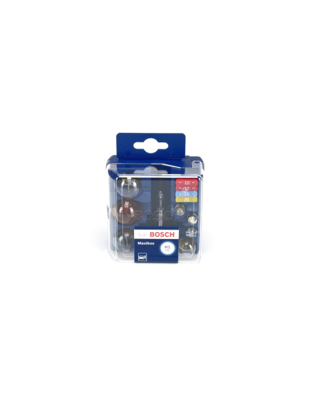 Żarówka halogenowa Bosch Maxibox H4 12V zestaw zapasowy kod 1987301111