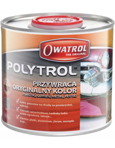 Owatrol Polytrol 500 ml restaurator koloru do tworzyw sztucznych i metali – butelka