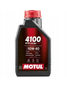 Motul 10W-40 mineralny olej silnikowy 4T do motocykli — butelka 1 litr