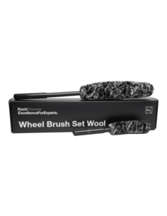 Koch Chemie Wheel Brush Set Wool zestaw dwóch wełnianych szczotek do czyszczenia felg