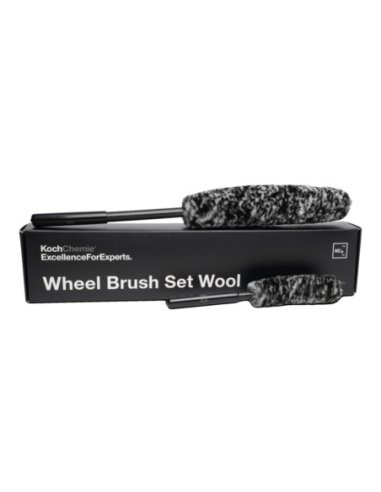 Koch Chemie Wheel Brush Set Wool zestaw dwóch wełnianych szczotek do czyszczenia felg