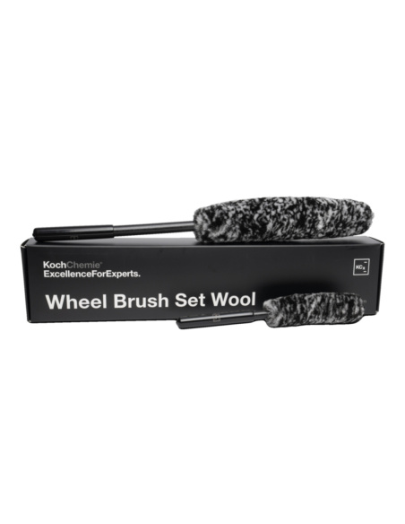 Koch Chemie Wheel Brush Set Wool zestaw dwóch wełnianych szczotek do czyszczenia felg