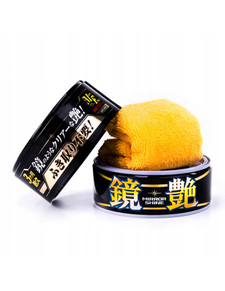 Soft99 Mirror Shine Wax Dark twardy wosk samochodowy do ciemnych lakierów 100ml