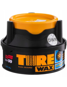 Soft99 Tire Black Wax wosk do opon 170g – słoiczek z gąbką aplikacyjną