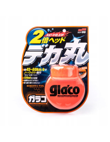 Soft99 Glaco Roll On Large 120ml – płynna powłoka hydrofobowa do szyb samochodowych z aplikatorem