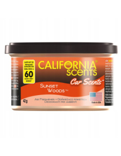 California Scents Sunset Woods puszka zapachowa do samochodu 42g – odświeżacz wnętrza auta