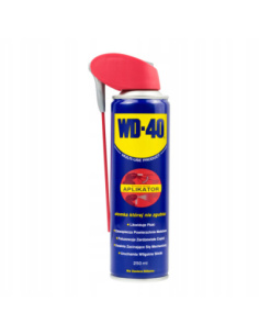 WD-40 preparat wielofunkcyjny smar odrdzewiacz spray z aplikatorem 250 ml — puszka aerozol