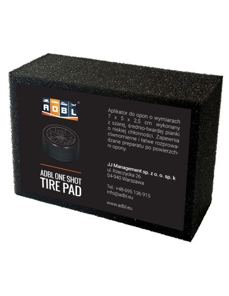 ADBL One Shot Tire Pad — aplikator do opon | Kucar