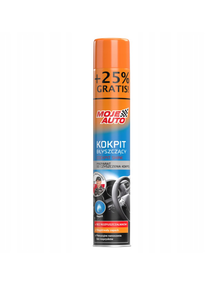 Moje Auto preparat do czyszczenia kokpitu błyszczący 750 ml — butelka spray