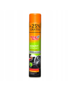 Preparat nabłyszczający do kokpitu Moje Auto 750 ml jabłkowy – butelka z rozpylaczem