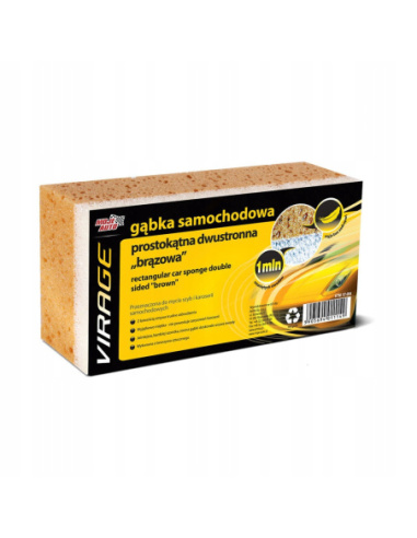 Moje Auto Virage gąbka samochodowa dwustronna 2w1 97-004 do mycia karoserii i szyb