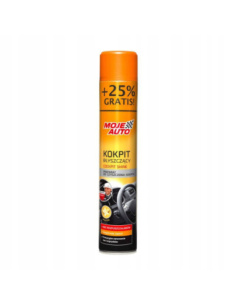 Preparat nabłyszczający do kokpitu Moje Auto Black 750 ml — butelka z aplikatorem