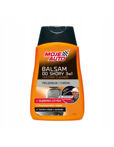 Moje Auto Balsam do Czyszczenia i Pielęgnacji Skóry 3w1 250ml — tapicerka skórzana auto-detailing