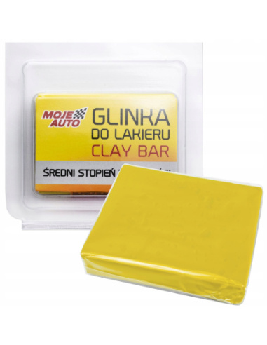 Glinka do lakieru Moje Auto Średnia 60g – dekontaminacja mechaniczna powierzchni lakierniczych