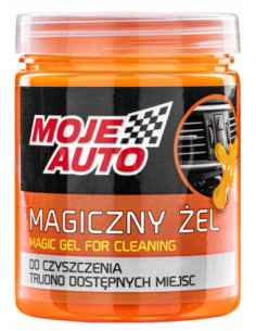 Żel do czyszczenia wnętrza samochodu Moje Auto 200 g — elastyczny żel do trudno dostępnych miejsc