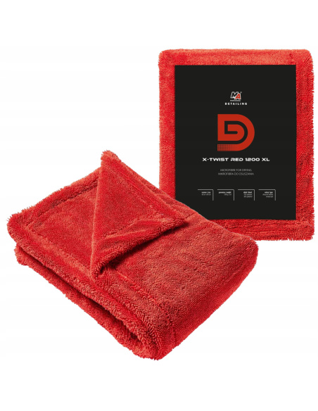 MA Professional X-TWIST RED 1200GSM Ręcznik XL | Kucar