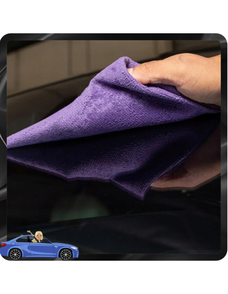 Zestaw mikrofibr Blend Brothers Charmie 420gsm fioletowe 5 sztuk do detailingu karoserii