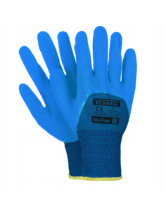 Rękawice robocze Verken SKYFLEX rozmiar XL – dzianina spandex powlekana lateksem, 1 para