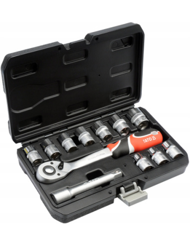 Yato YT-38671 Zestaw nasadek 1/2" 12 szt. | Kucar