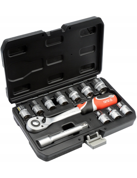 Yato YT-38671 Zestaw nasadek 1/2" 12 szt. | Kucar