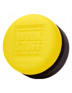 Aplikator do wosku Work Stuff Handy Wax 85mm — gąbka detailingowa z uchwytem