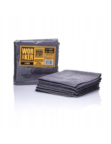 Zestaw Mikrofibr 320 GSM 40x40 cm 5 szt. — Work Stuff | Kucar