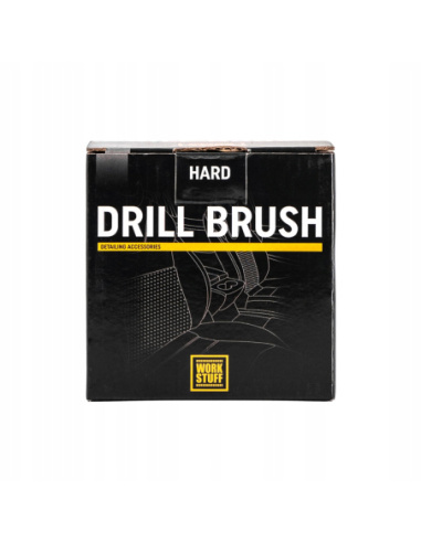 Work Stuff Drill Brush Hard szczotka do tekstyliów na wiertarkę – widok ogólny