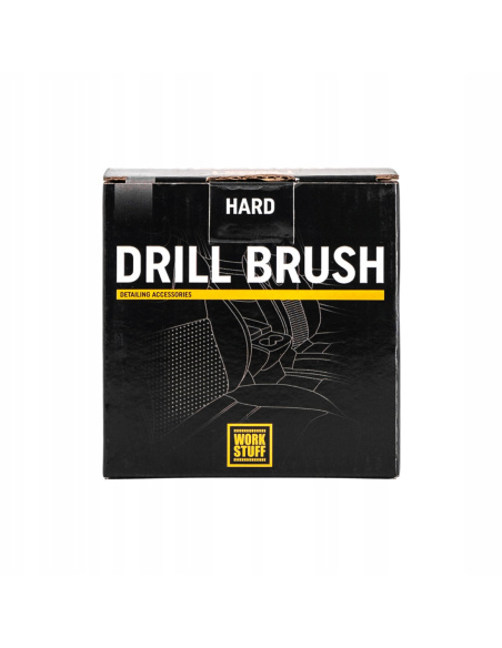 Work Stuff Drill Brush Hard szczotka do tekstyliów na wiertarkę – widok ogólny