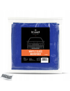 Deturner Waffle Glass Microfiber mikrofibra waflowa do szyb 40x40cm zestaw 2 sztuk