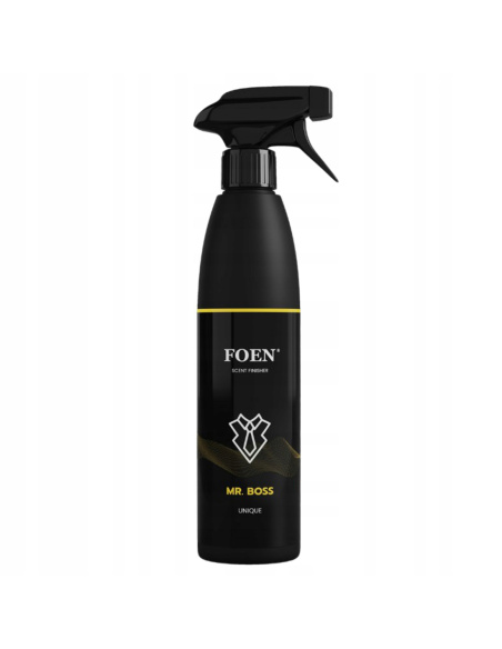 Foen Boss zapach samochodowy perfumy do wnętrza auta 500ml — butelka z atomizerem