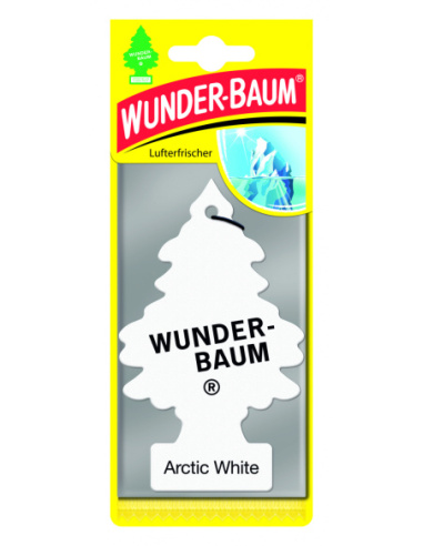 Wunder-Baum Arctic White choinka zapachowa do auta – biała, 1 szt.