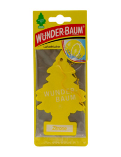 Zawieszka zapachowa Wunder-Baum cytryna choinka papierowa do samochodu