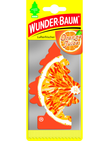 Zawieszka zapachowa Wunder Baum Orange Juice 23-186 choinka papierowa zapach pomarańczy