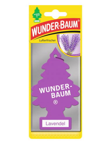 Wunder-Baum zawieszka zapachowa lawenda papierowy odświeżacz do samochodu