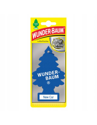 WUNDER-BAUM Choinka zapachowa New Car zawieszka odświeżacz powietrza do samochodu