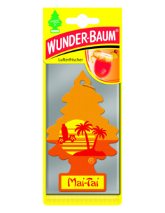 Wunder-Baum Mai-Tai papierowy odświeżacz samochodowy choinka zapachowa
