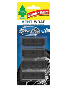 Wunder-Baum Vent Wrap New Car odświeżacz do kratki nawiewu 4 szt.