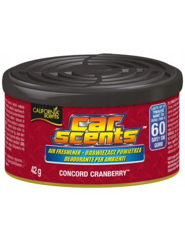 California Scents Concord Cranberry puszka zapachowa odświeżacz do samochodu 42g