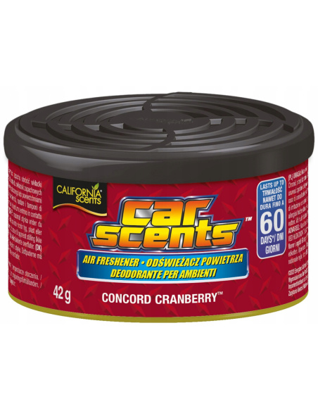 California Scents Concord Cranberry puszka zapachowa odświeżacz do samochodu 42g
