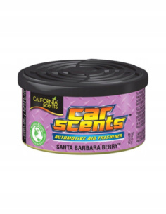 Puszka zapachowa California Car Scents Santa Barbara Berry aluminiowy pojemnik z bloczkami cedrowymi