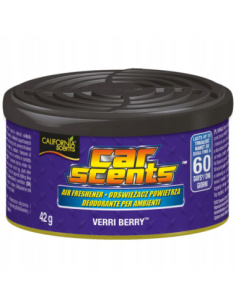 California Car Scents Verri Berry puszka zapachowa 42g – odświeżacz do samochodu i domu