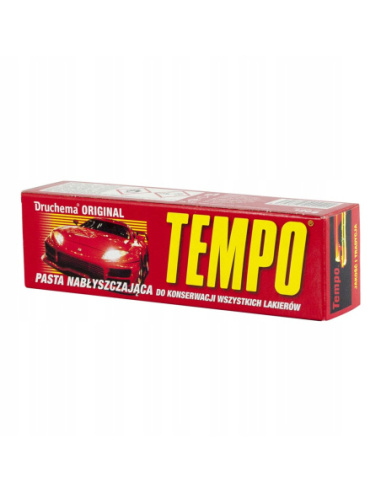 Pasta Tempo nabłyszczająca do polerowania Druchema 120 ml — pasta woskowa auto detailing