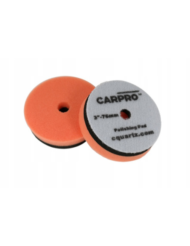 CarPro Pad Polerski Średni Pomarańczowy 76mm — otwartokomórkowy pad do korekty lakieru