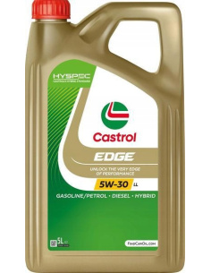Castrol EDGE 5W-30 olej silnikowy pełnosyntetyczny 5 litrów — opakowanie kanister