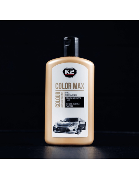 K2 Wosk Koloryzujący lakier Biały Color Max 250ml