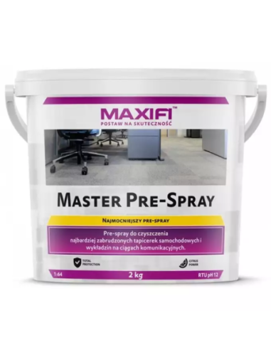 MAXIFI Master Pre-Spray 2kg – pranie tapicerki