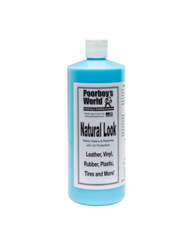 POORBOYS PoorBoys Natural Look 946ml – wodny dressing 2w1 do plastików i wnętrza
