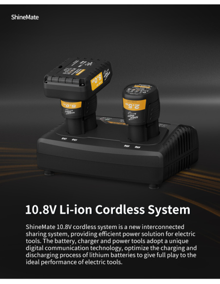 ShineMate B1225A - akumulator Li-ion 10,8V 2,5Ah