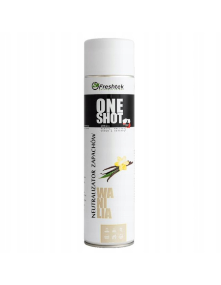 Freshtek One Shot Wanilia 600 ml – odświeżacz powietrza – zdjęcie produktu